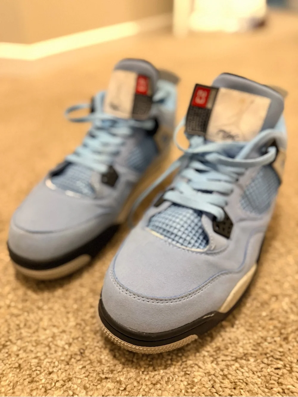 Air Jordan’s 4 Retro 'University Blue' sneakers